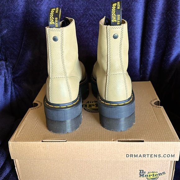 Dr. Martens 1460 Max Leather Platform Boots - Picture 4 of 12